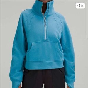 Lululemon 1/2 Zip Scuba Funnel Neck